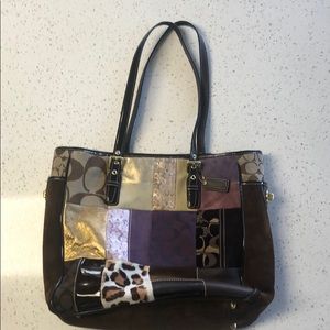 Coach patchwork handbag